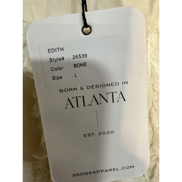 S'edge Edith Boho Skirt Bone NWT Large - Picture 4 of 15